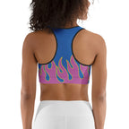 Flame Pop Sports Bra