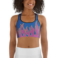 Flame Pop Sports Bra