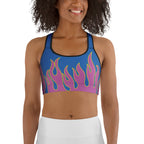 Flame Pop Sports Bra