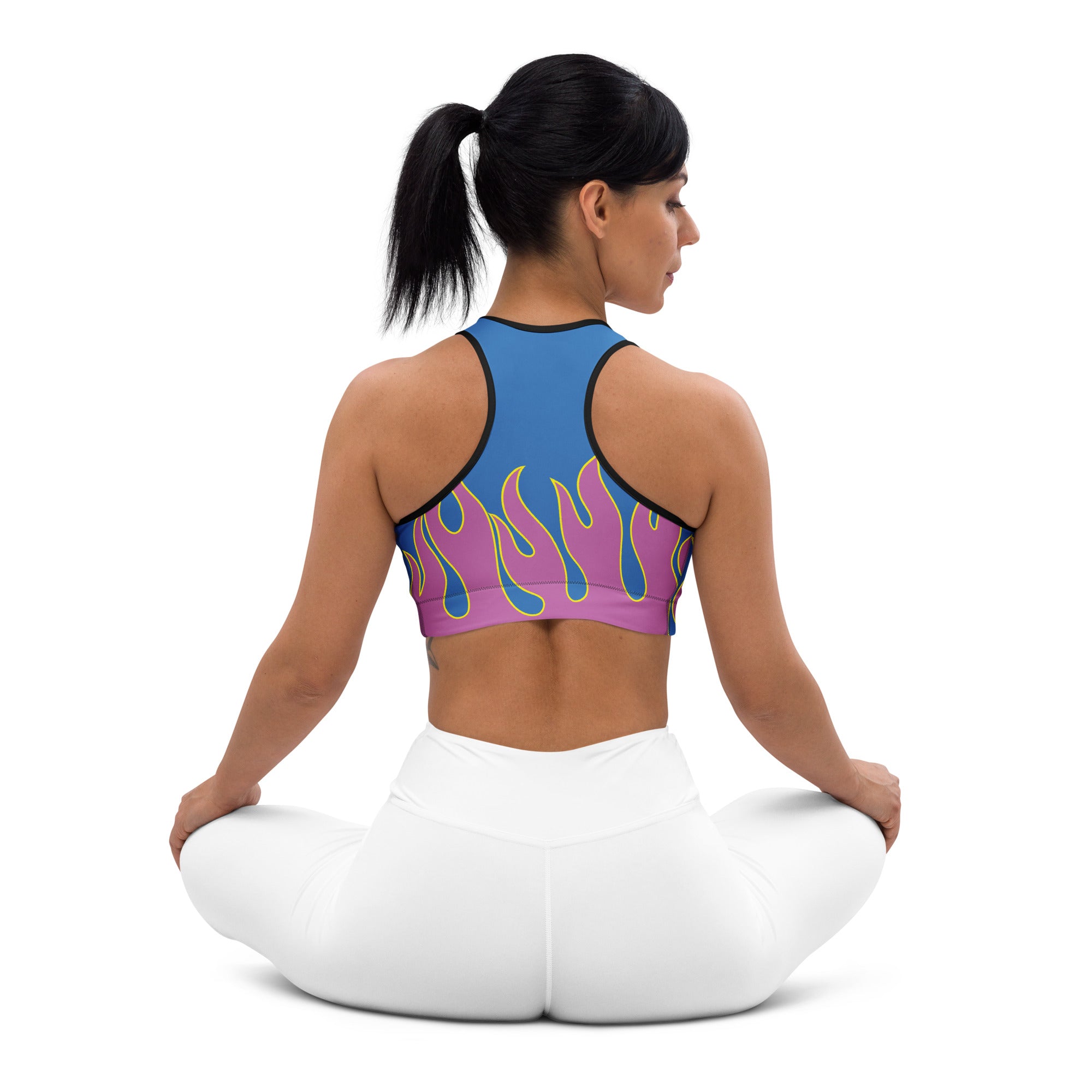 Flame Pop Sports Bra
