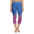 Flame Pop Yoga Capris