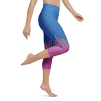Flame Pop Yoga Capris