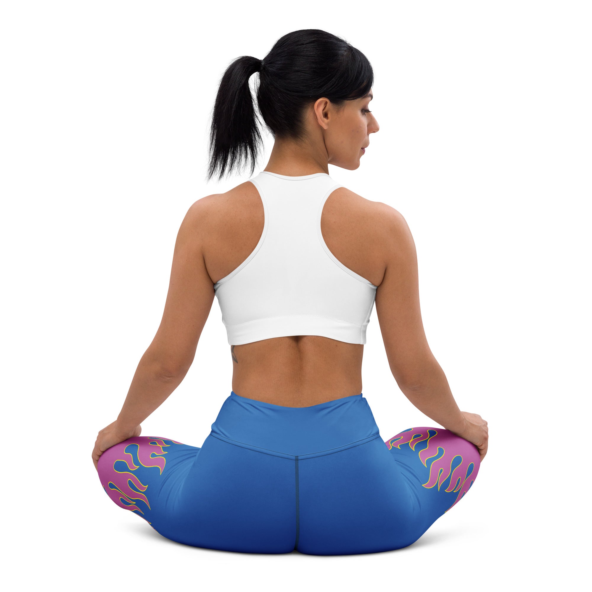 Flame Pop Yoga Leggings