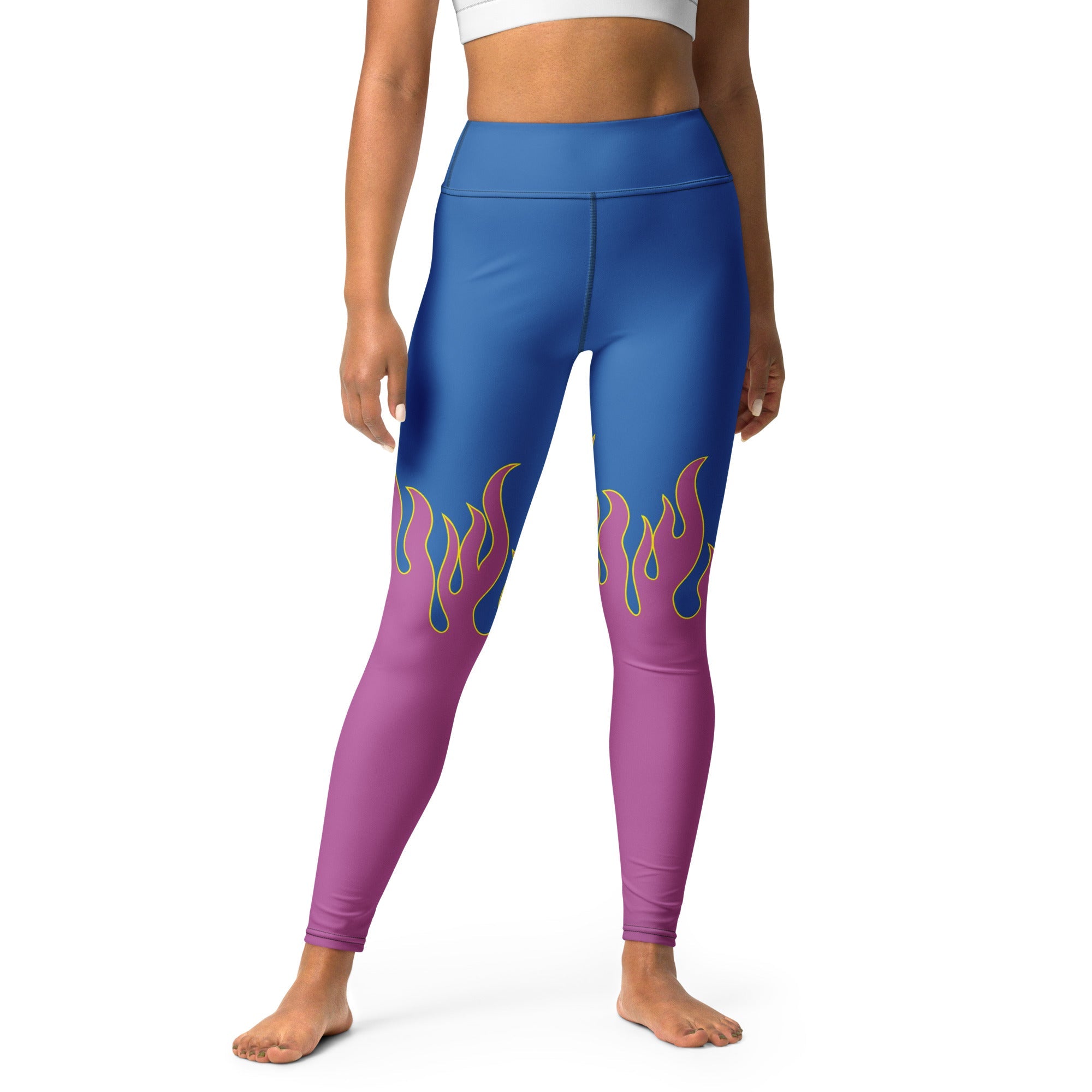 Flame Pop Yoga Leggings