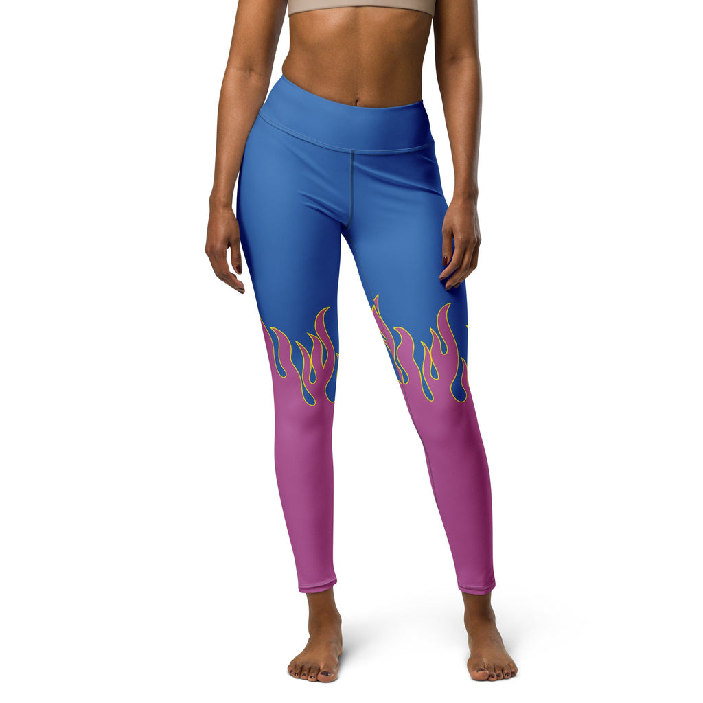 Flame Pop Yoga Leggings