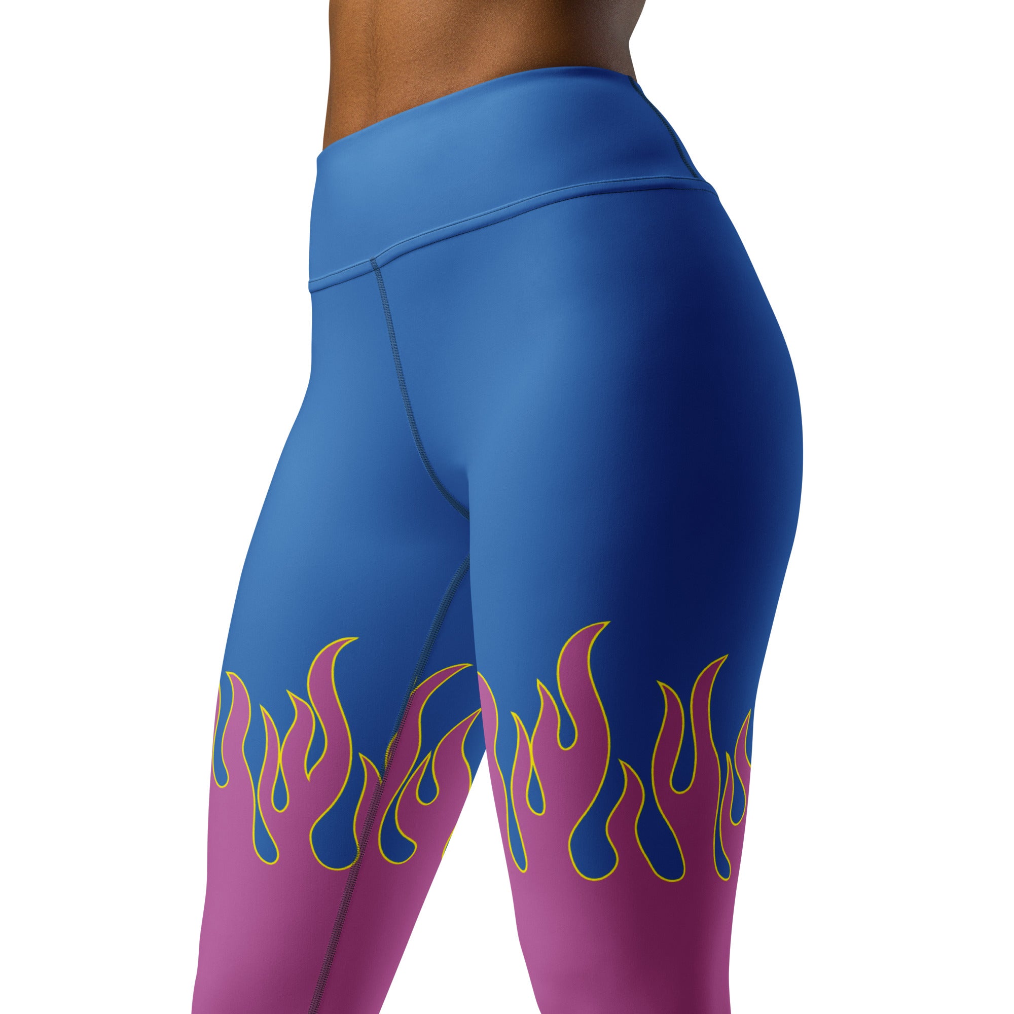 Flame Pop Yoga Leggings