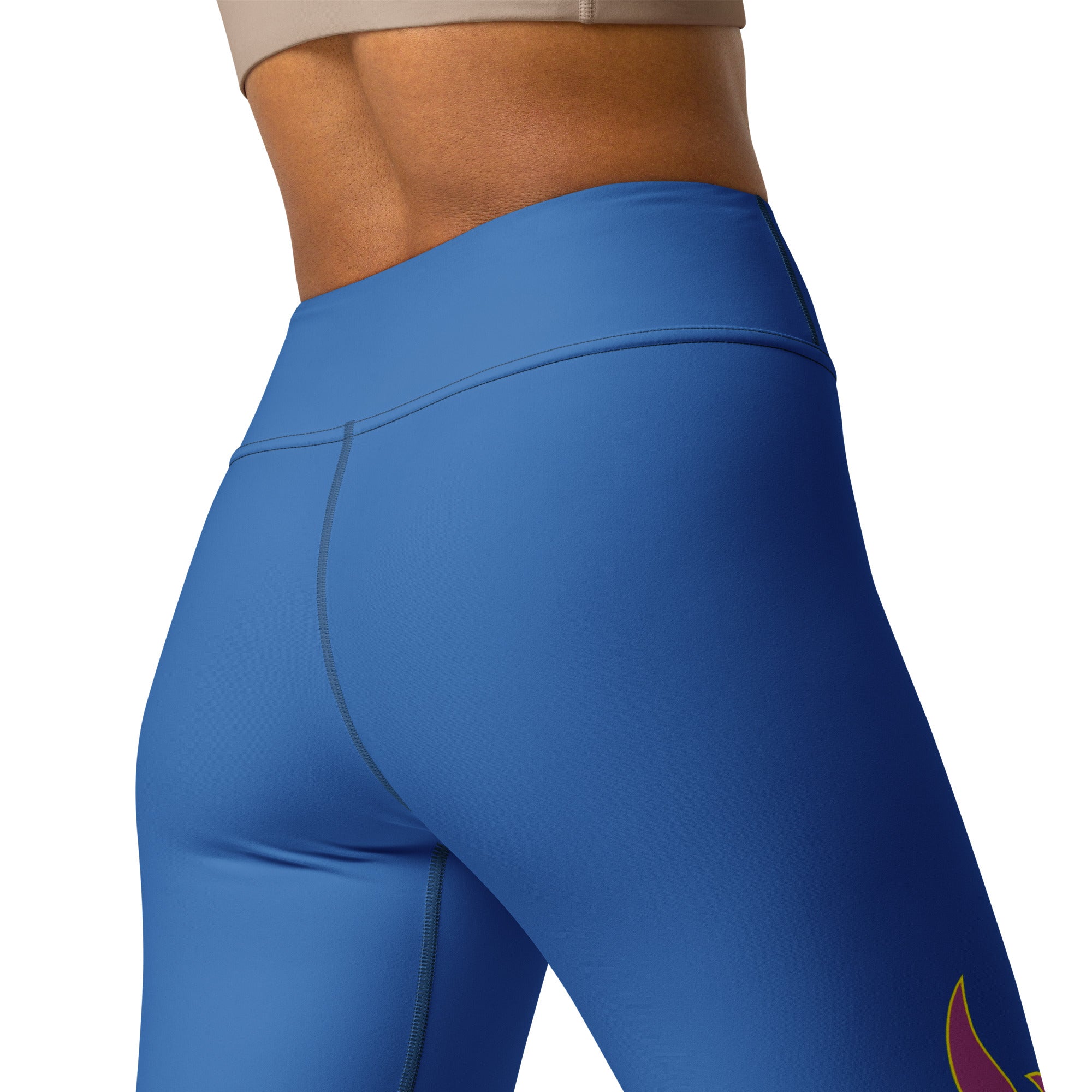 Flame Pop Yoga Leggings