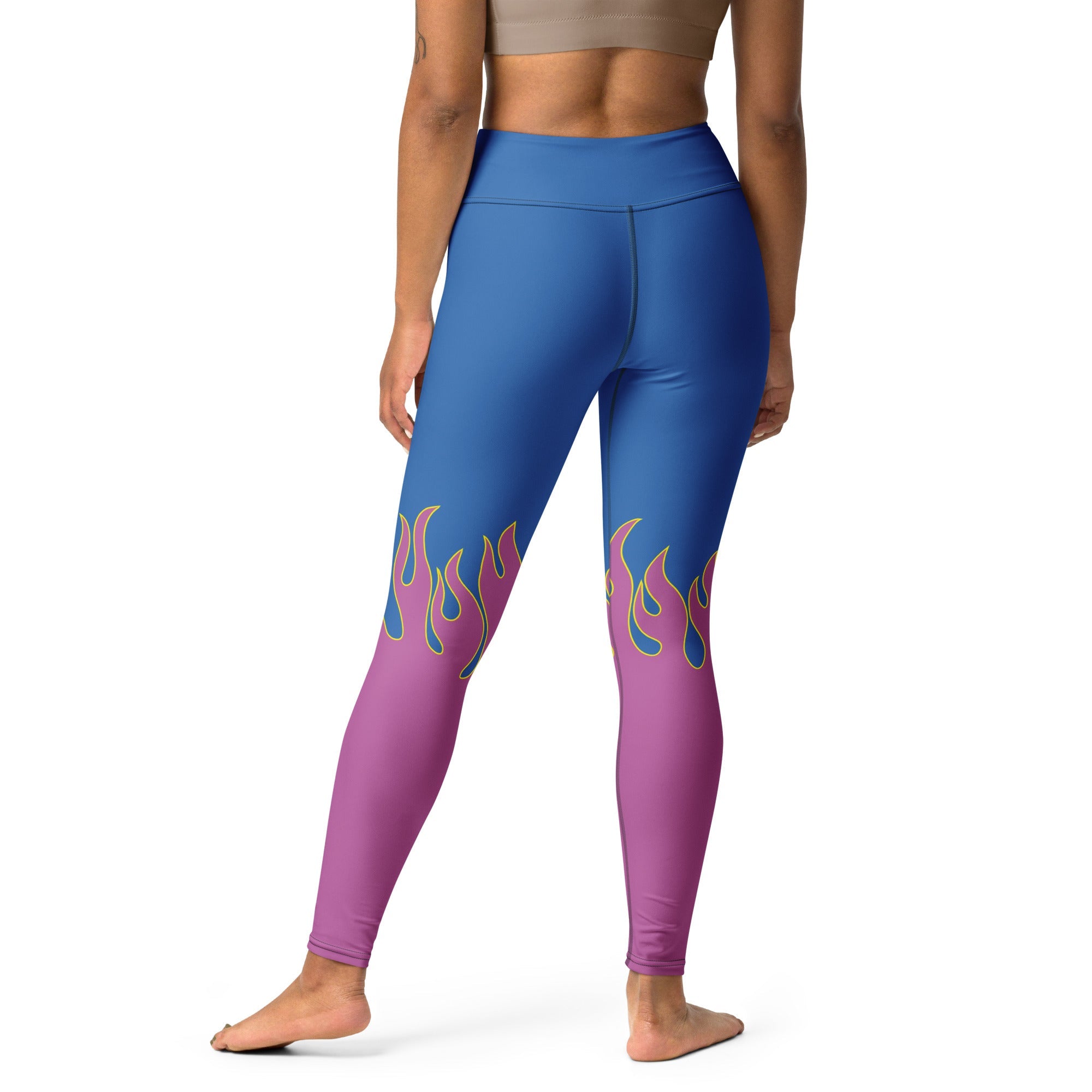 Flame Pop Yoga Leggings