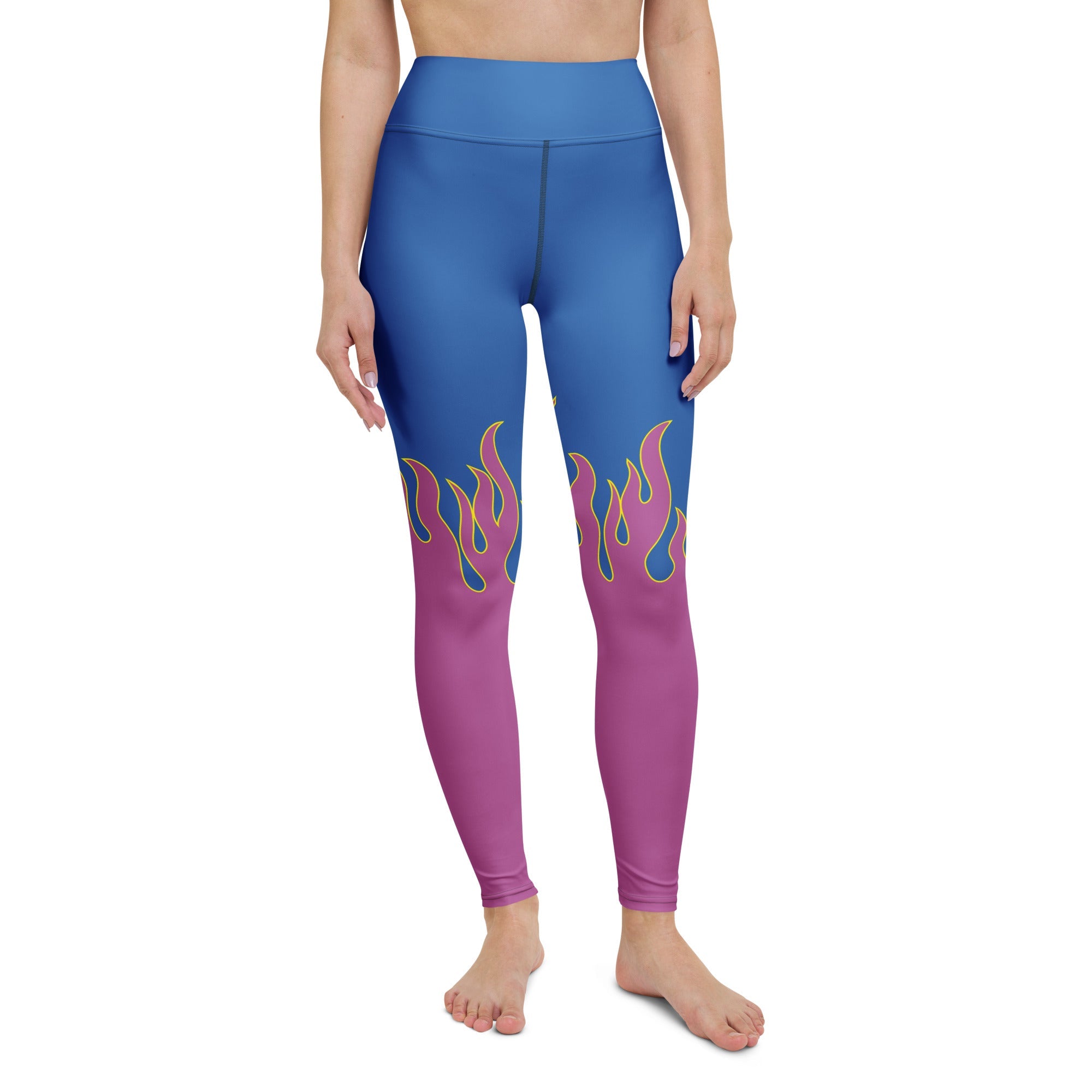 Flame Pop Yoga Leggings