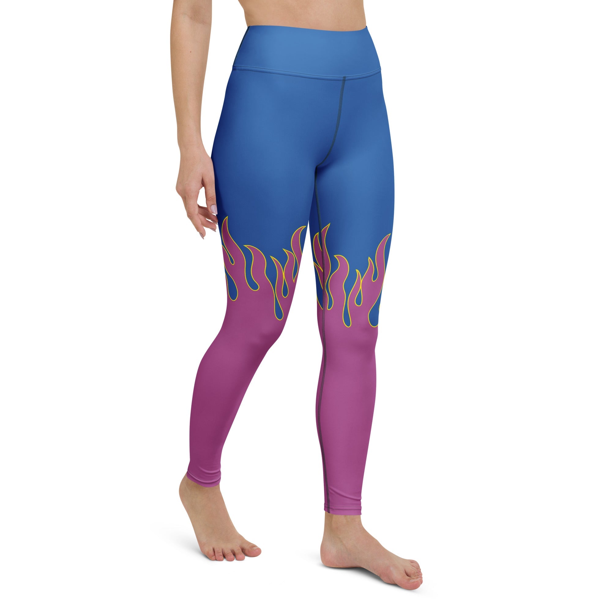 Flame Pop Yoga Leggings