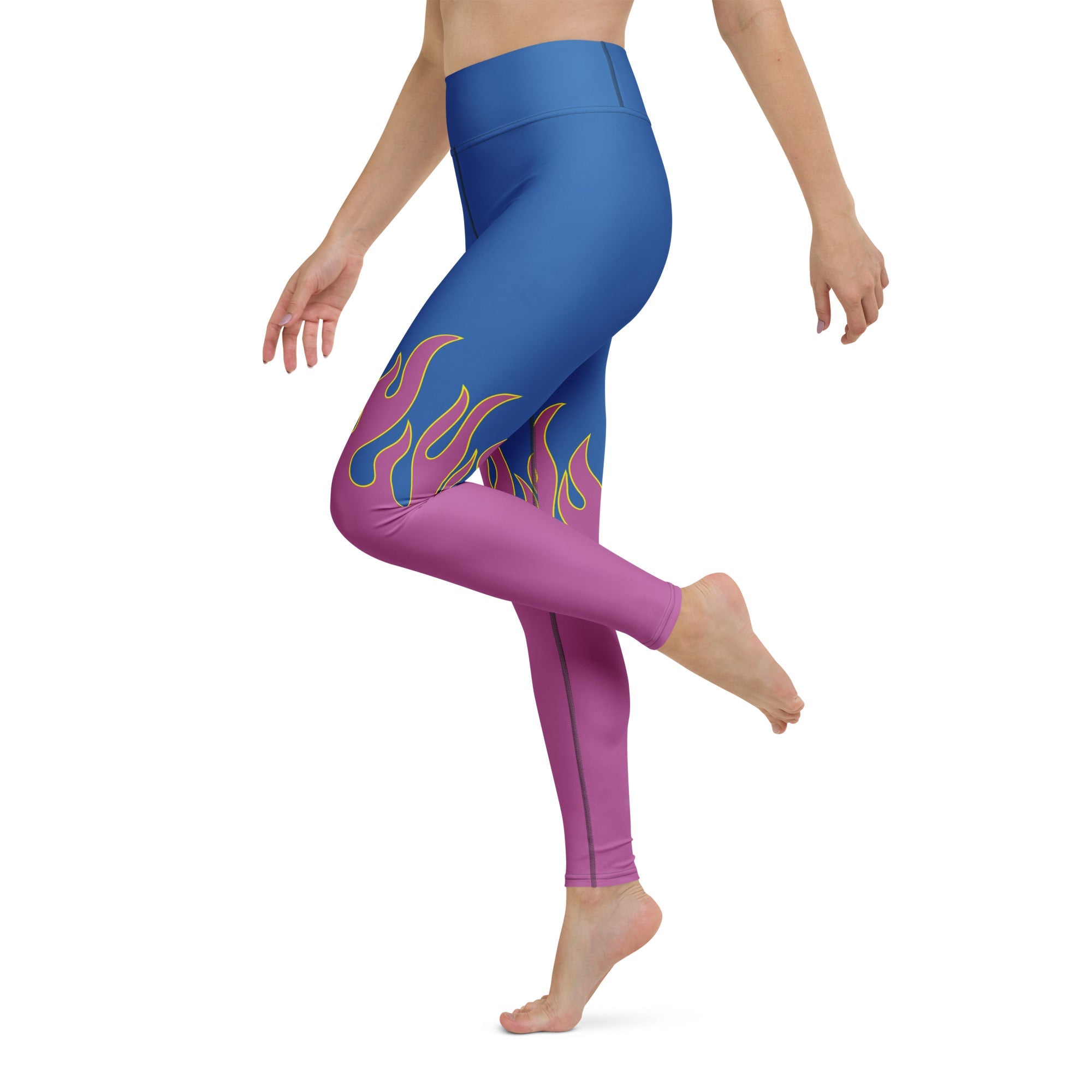 Flame Pop Yoga Leggings