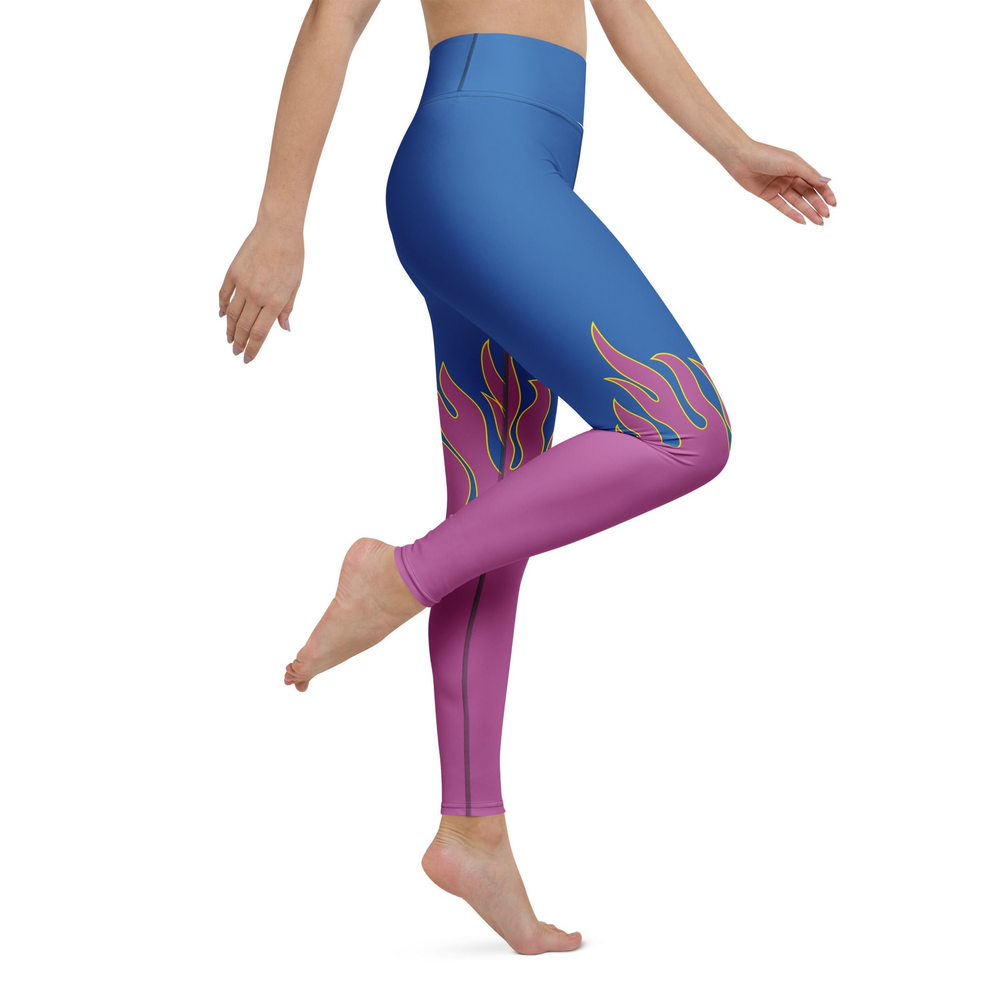 Flame Pop Yoga Leggings