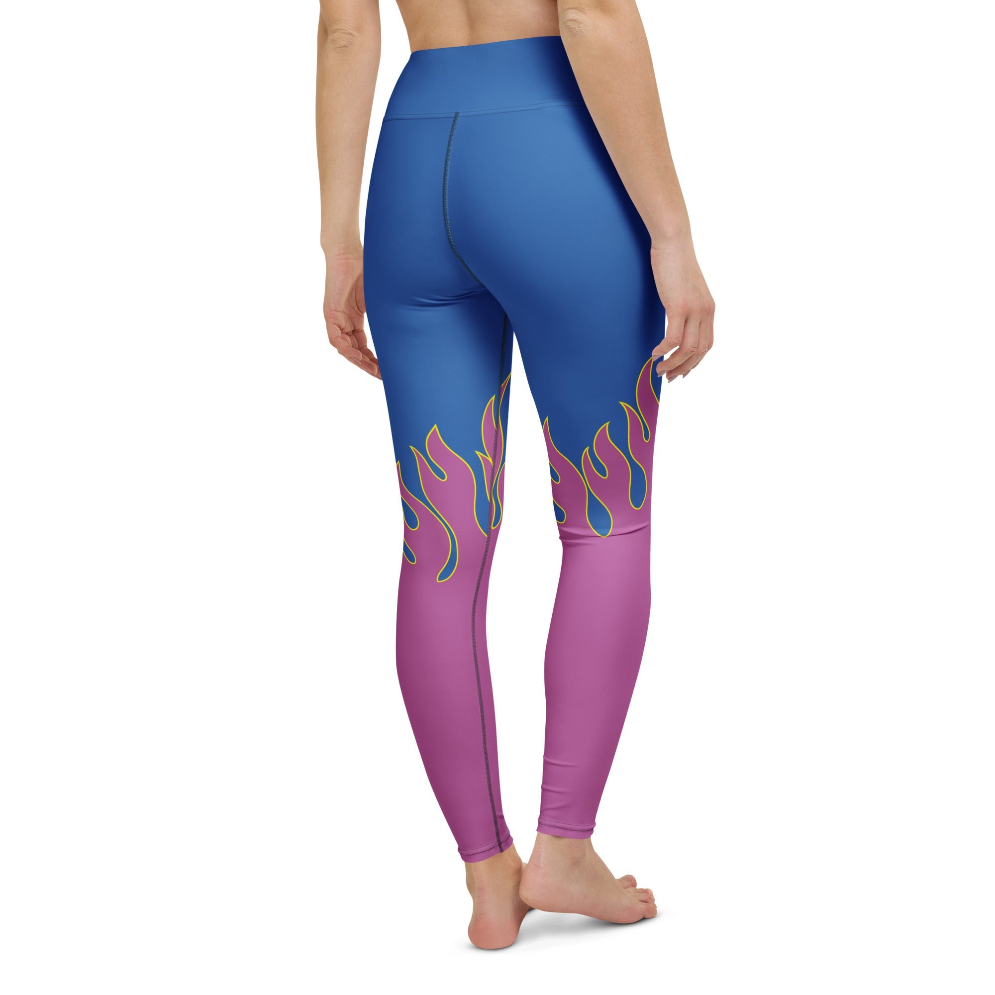 Flame Pop Yoga Leggings