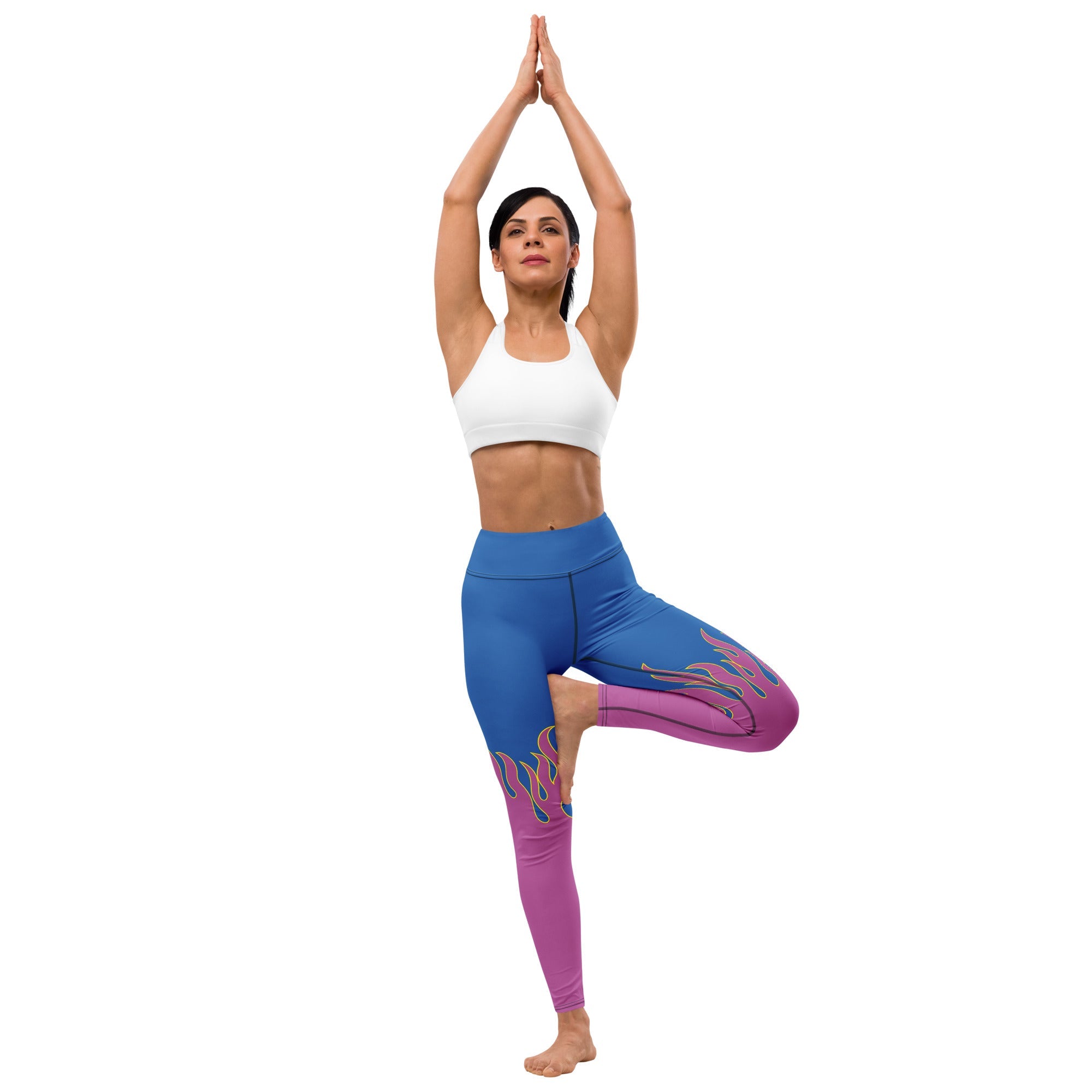 Flame Pop Yoga Leggings