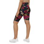Floral Camo Biker Shorts