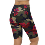 Floral Camo Biker Shorts