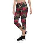 Floral Camo Capris
