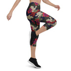 Floral Camo Capris