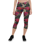 Floral Camo Capris