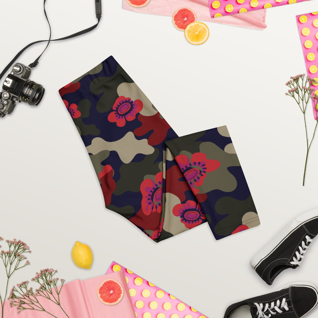Floral Camo Capris