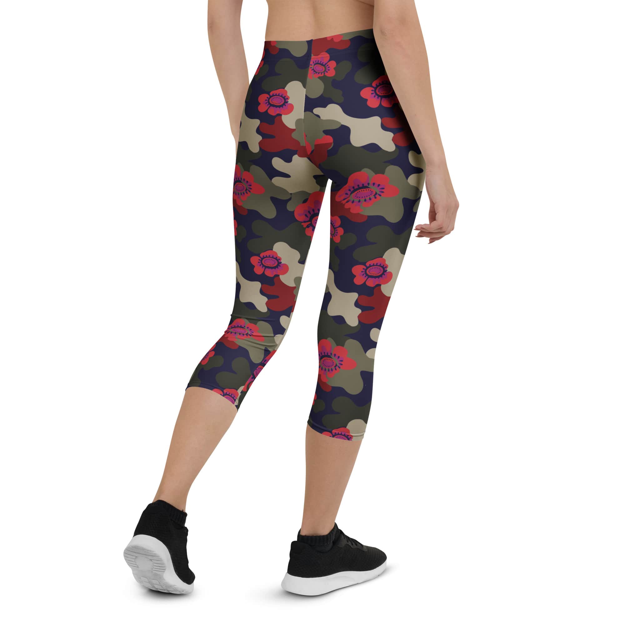 Floral Camo Capris