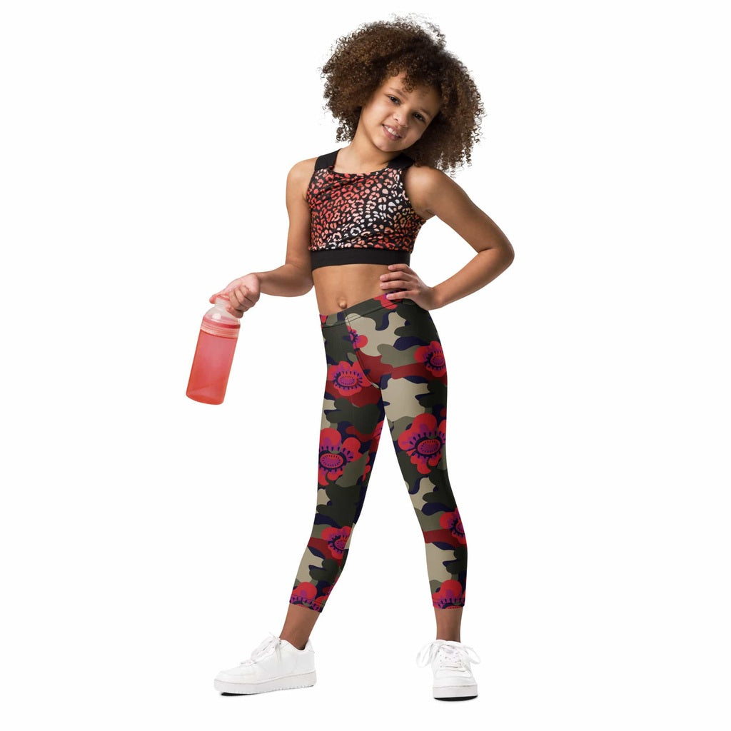 Floral Camo Kid's Leggings