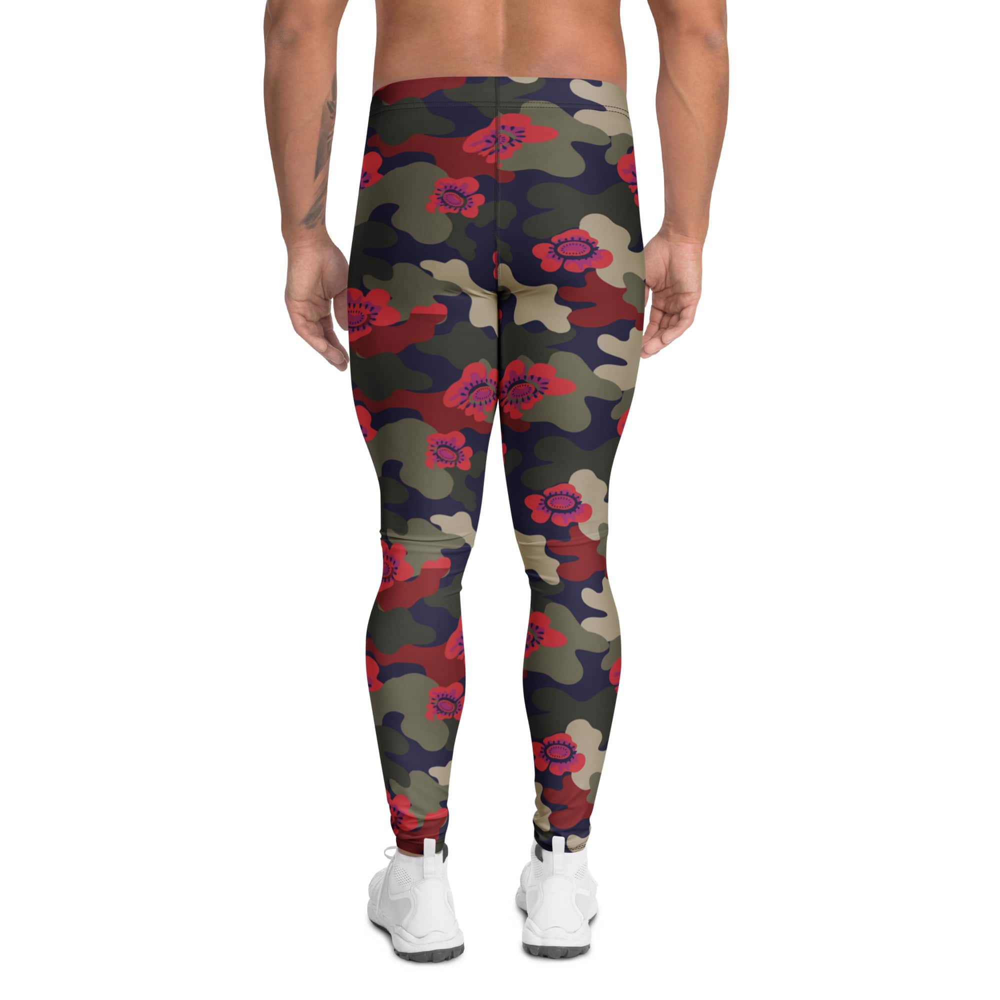 Floral Camo Men's Leggings