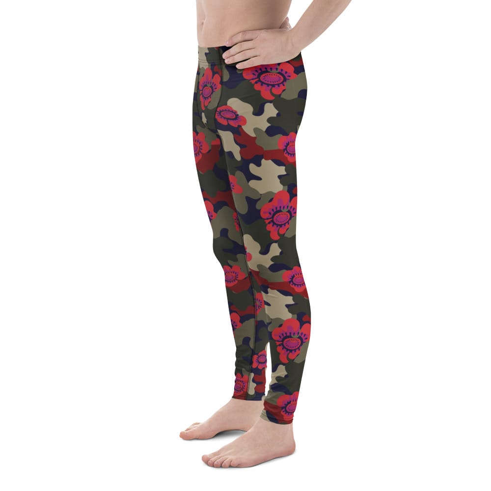 Floral Camo Men's Leggings