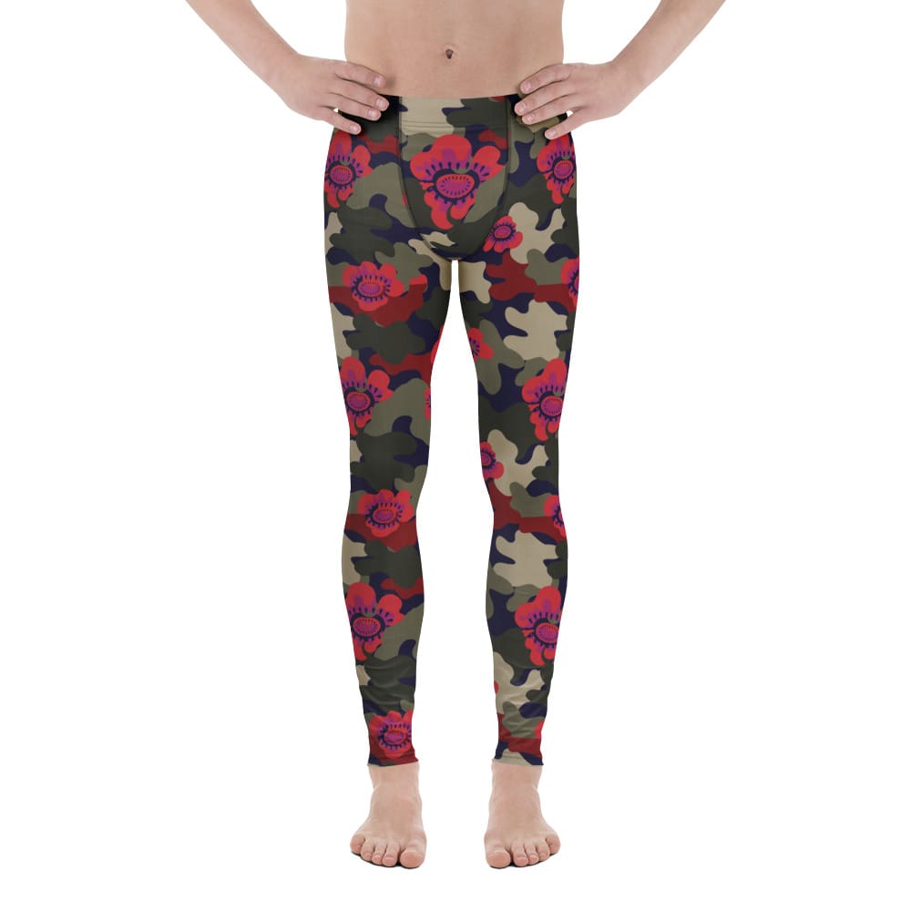 Floral Camo Men's Leggings
