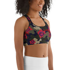 Floral Camo Sports Bra