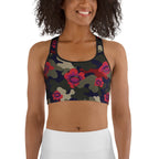 Floral Camo Sports Bra