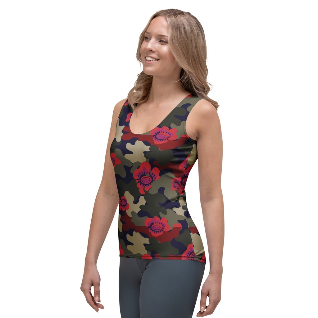 Floral Camo Tank Top