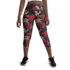 Floral Camo Yoga Capris