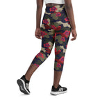 Floral Camo Yoga Capris