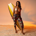 Floral Camo Yoga Capris