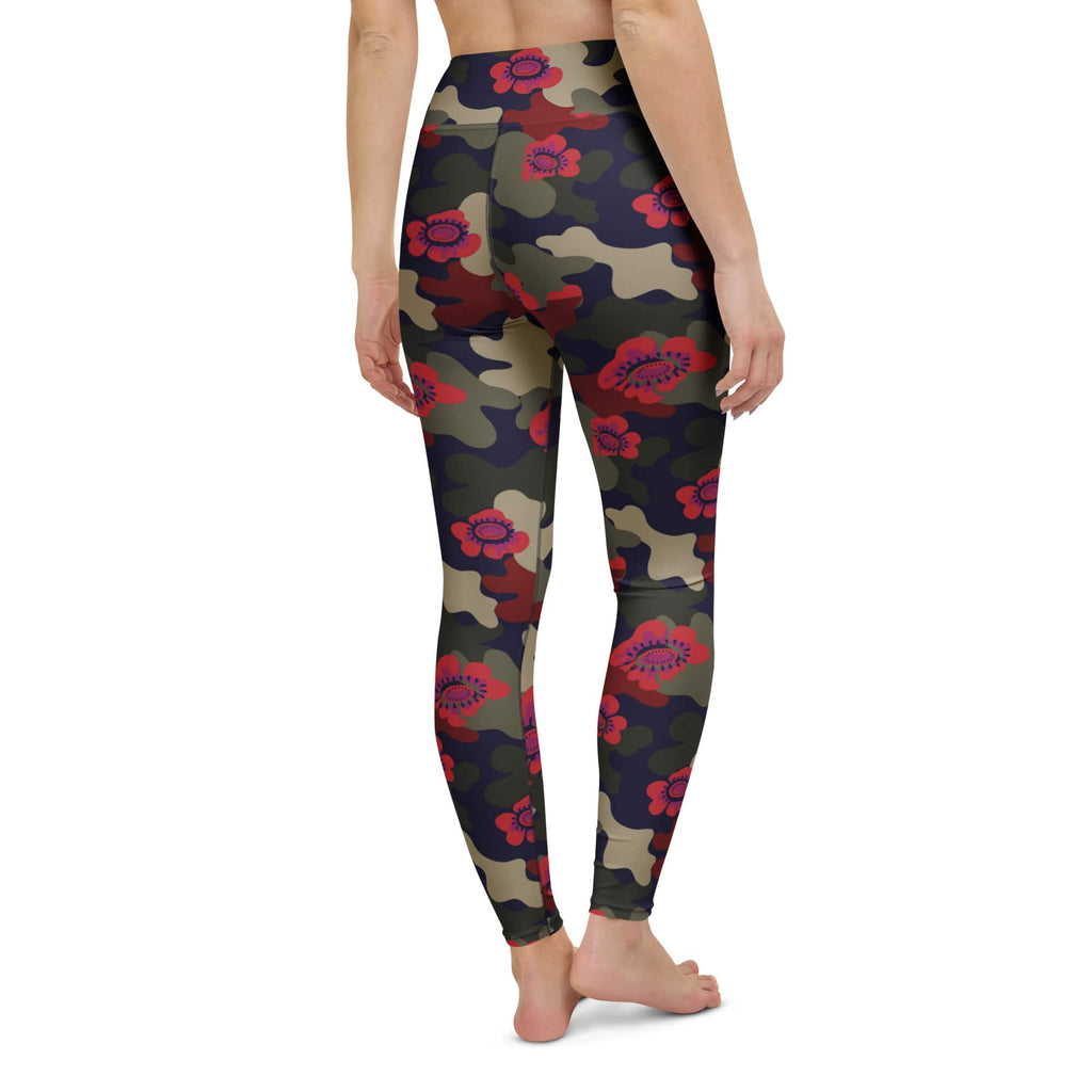 Floral Camo Yoga Leggings
