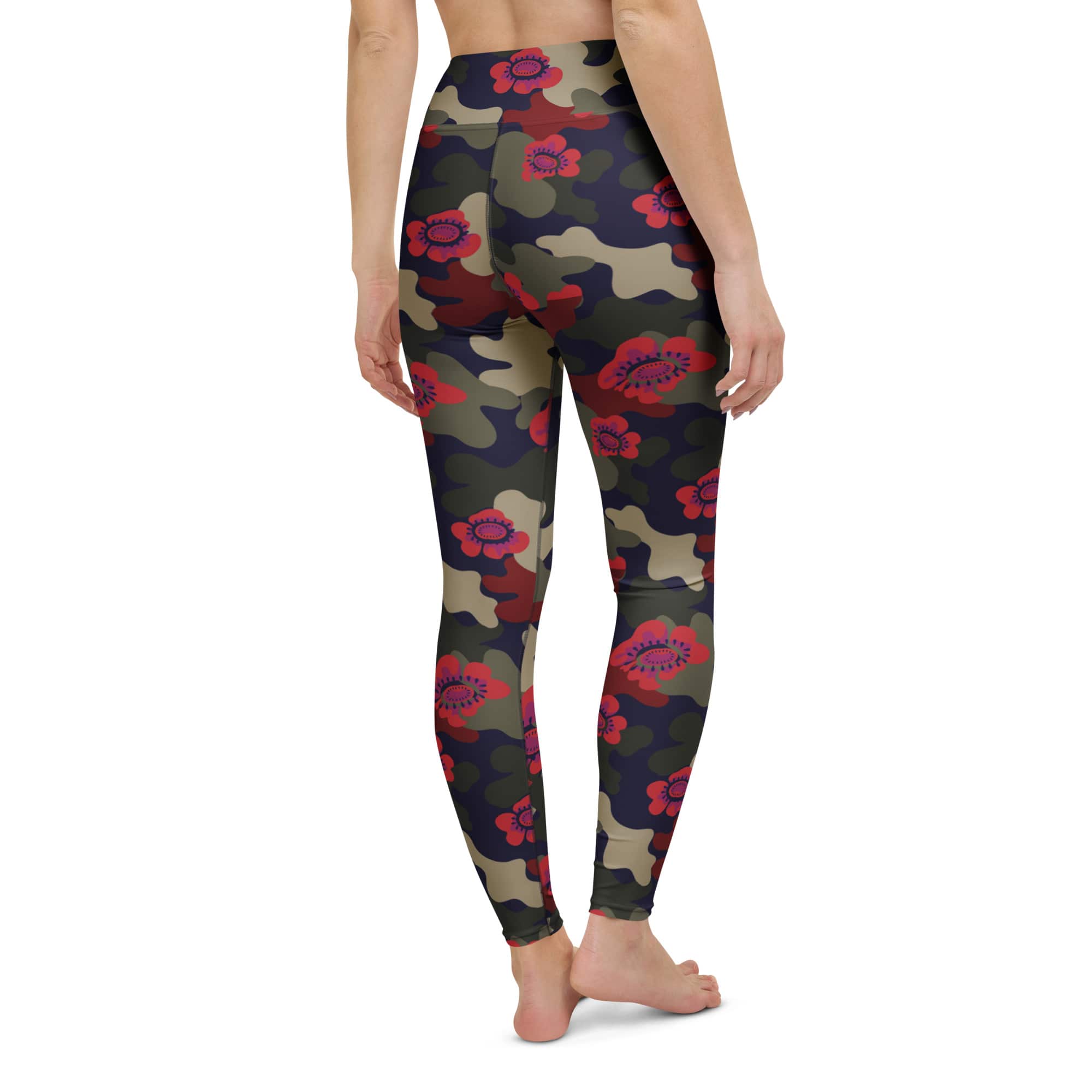 Floral Camo Yoga Leggings
