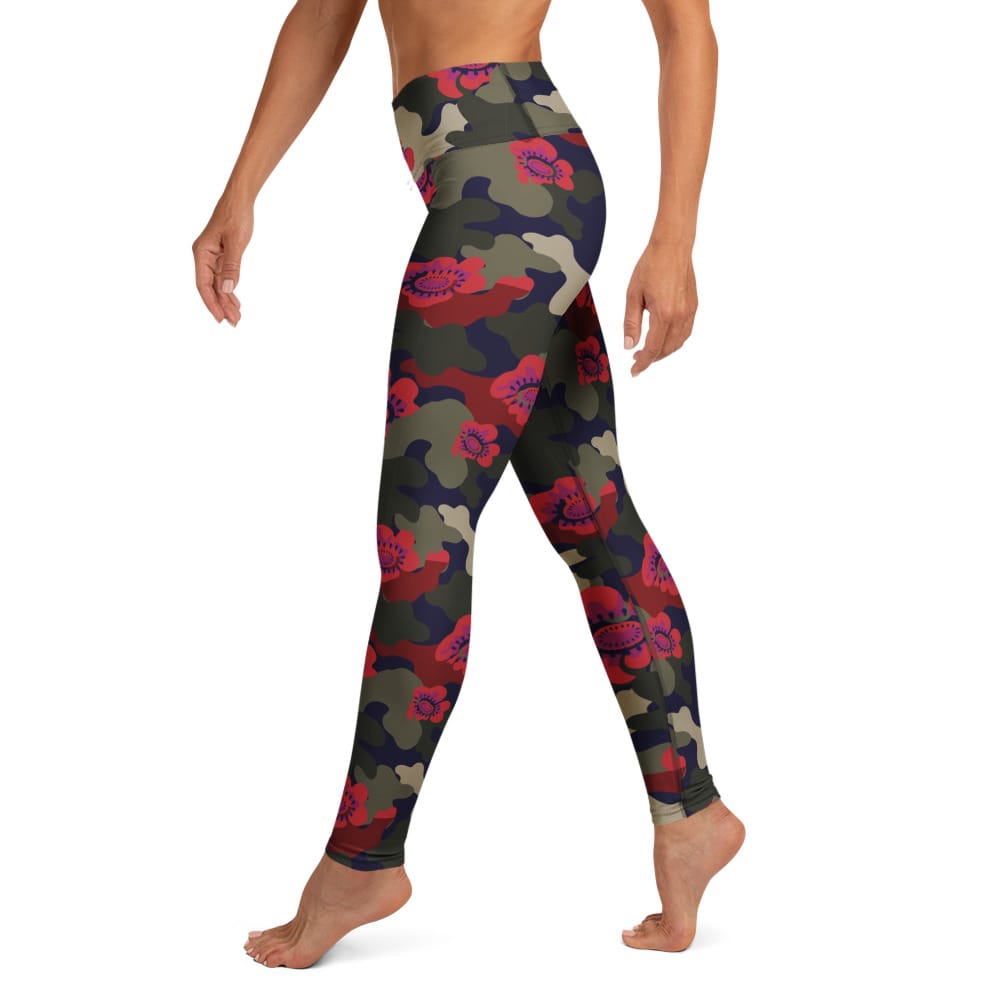 Floral Camo Yoga Leggings