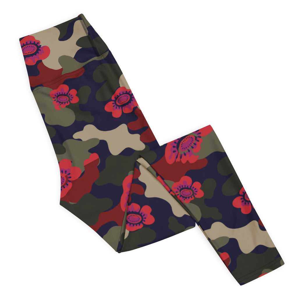 Floral Camo Yoga Leggings