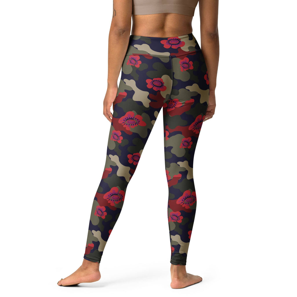 Floral Camo Yoga Leggings