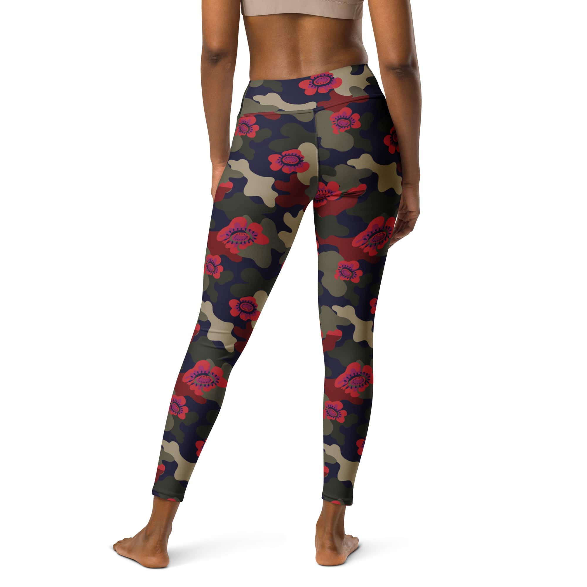 Floral Camo Yoga Leggings