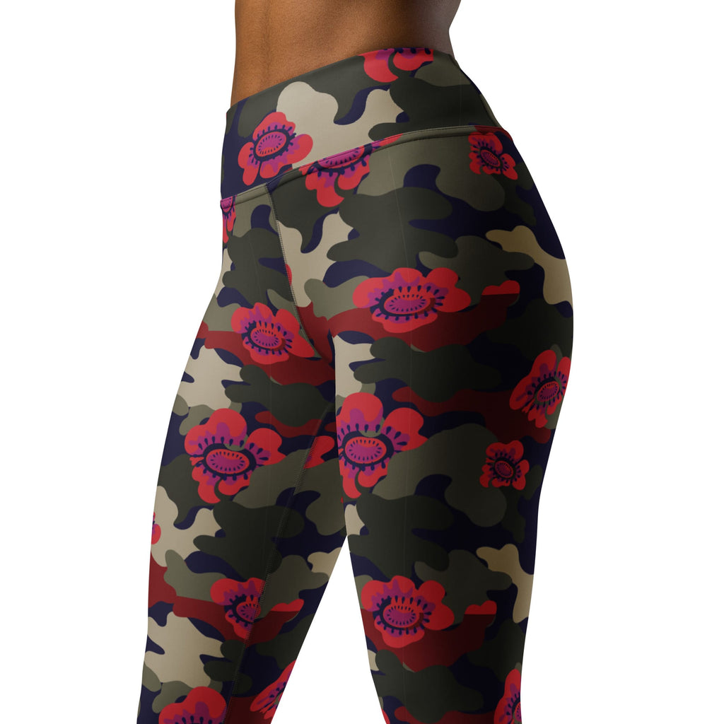 Floral Camo Yoga Leggings