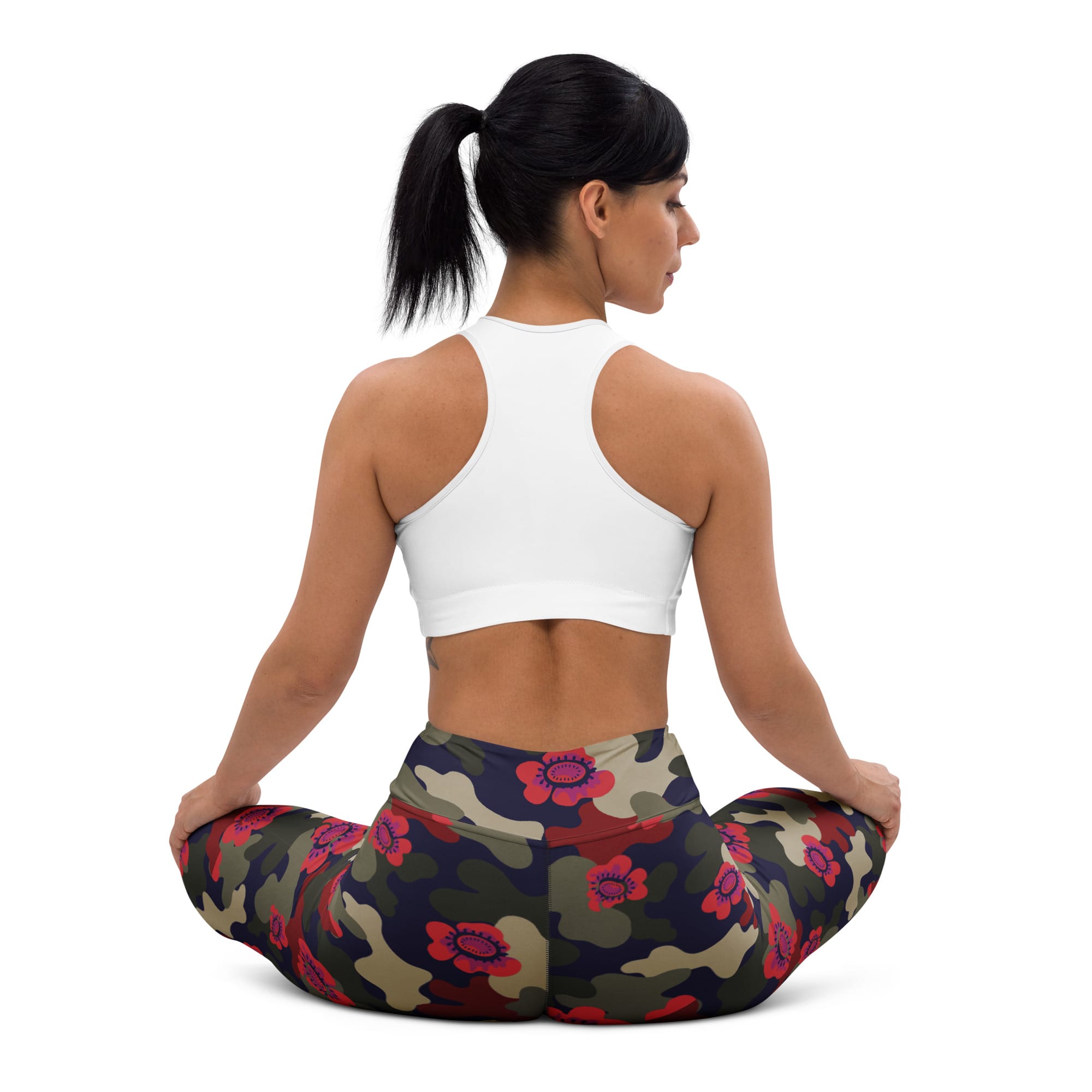 Floral Camo Yoga Leggings