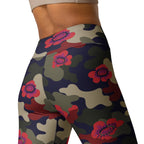 Floral Camo Yoga Leggings