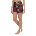 Floral Camo Yoga Shorts