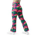 Floral Magenta Flare Leggings