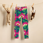 Floral Magenta Kid's Leggings