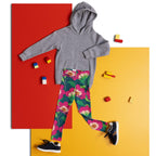 Floral Magenta Kid's Leggings