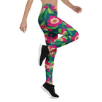 Floral Magenta Leggings