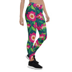 Floral Magenta Leggings